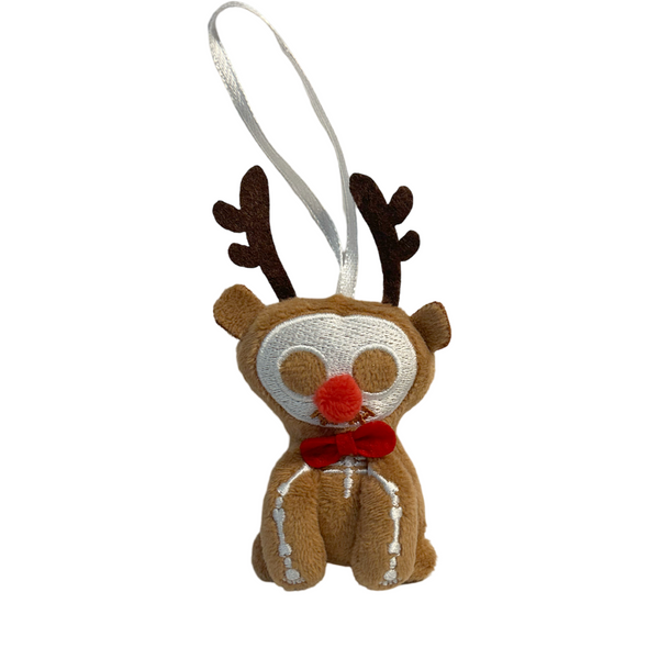 plush ornaments gingerdead bat gingerdead man ornament gingerdead reindeer on christmas tree creepmas home decor spooky christmas decor