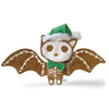 gingerdead plush toys perfect for spooky christmas! 9" gingerdead bat plush with a little santa hat & bowtie