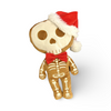 gingerdead plush toys perfect for spooky christmas! 12" gingerdead man plush with a little santa hat & bowtie