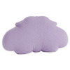 Purple cloud-shaped cushion on a white background