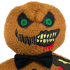 plush zombie gingerdead man with bloody plush rolling pin evil gingerdead plush creepmas home decor spooky christmas decor creepy christmas pillows