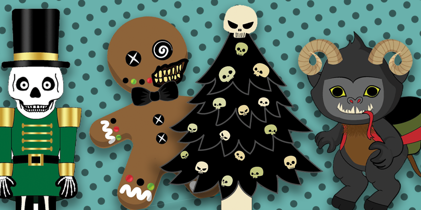 creepmas spooky scary christmas home decor, plush and more!