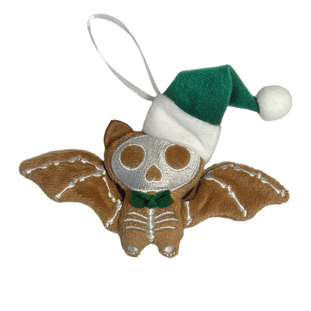 plush ornaments gingerdead bat gingerdead man ornament gingerdead reindeer on christmas tree creepmas home decor spooky christmas decor 