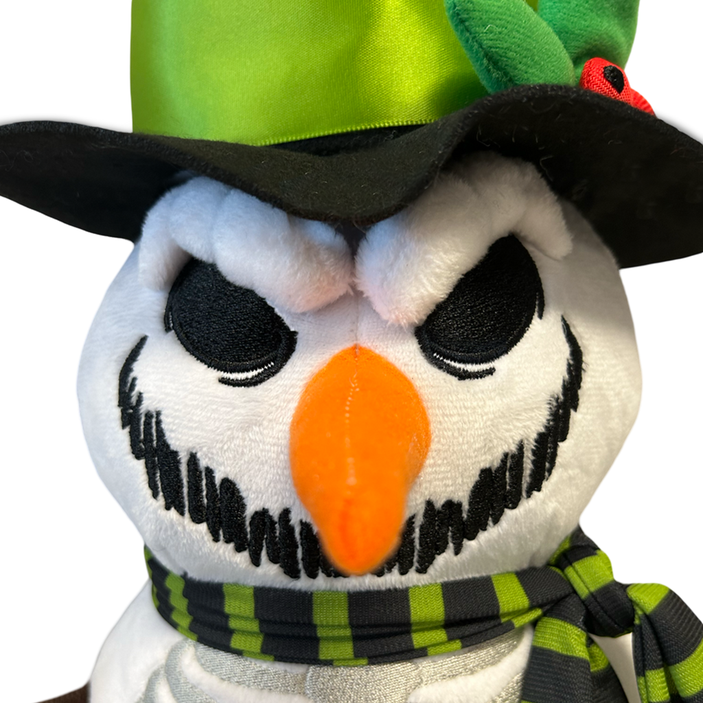 plush pillow high quality plush zombie snowman creepmas home decor spooky christmas decor creepy christmas pillows