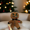 plush zombie gingerdead man creepmas home decor spooky christmas decor creepy christmas pillows